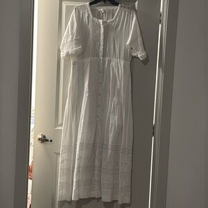 NWOT LoveShackFancy White Maxi Dress